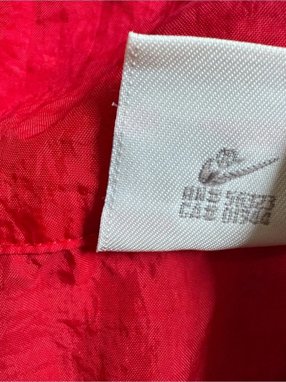 Vintage Nike Colorblock Jacket Large Windbreaker 80s 90s Red Black Full Zip